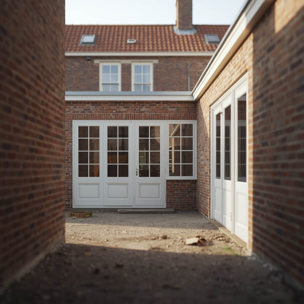 Complete woningrenovatie in Hilversum met nieuwe vloer en kozijnen, uitgevoerd door Renotix.