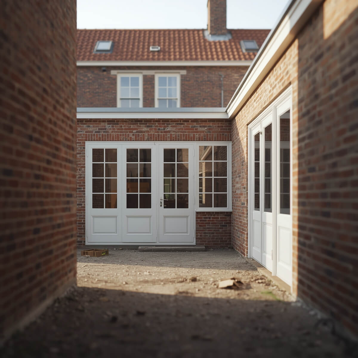 Complete woningrenovatie in Hilversum met nieuwe vloer en kozijnen, uitgevoerd door Renotix.