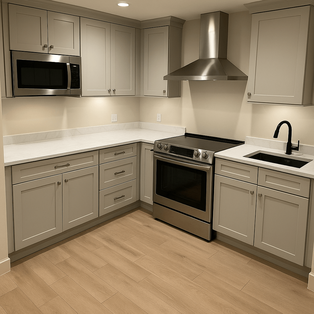 Eikenhouten vloerrenovatie in Bussum met moderne afwerking, uitgevoerd door Renotix.